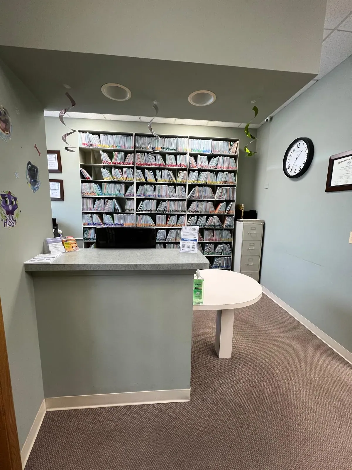 Reception desk at Urban Dental Care in Woodridge